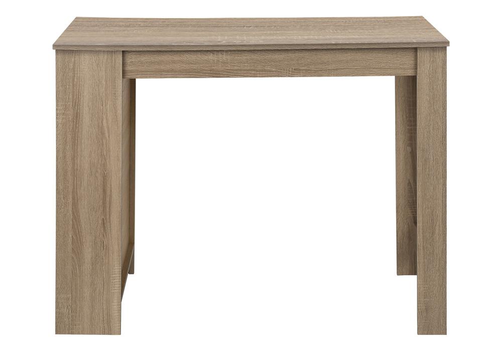 Monarch Specialties - 48in Rectangular Dining Table in Dark Taupe - I 1203 veiw 3
