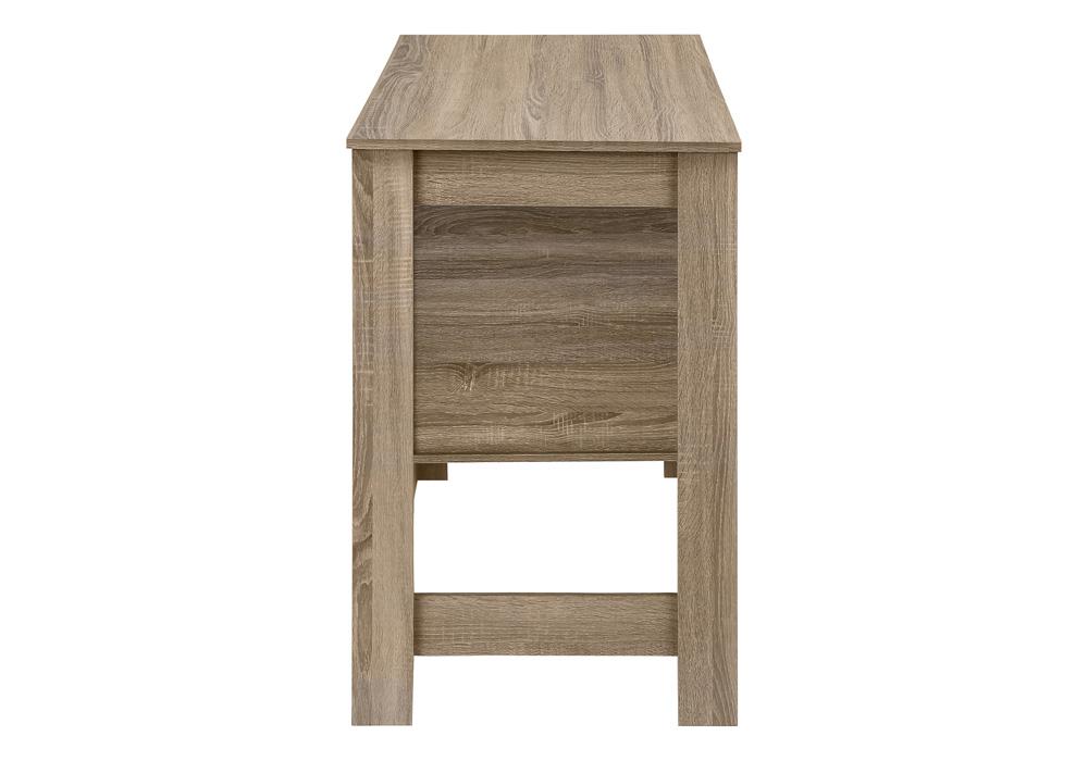 Monarch Specialties - 48in Rectangular Dining Table in Dark Taupe - I 1203 veiw 4