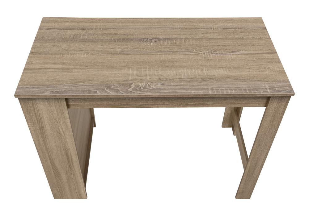 Monarch Specialties - 48in Rectangular Dining Table in Dark Taupe - I 1203 veiw 5