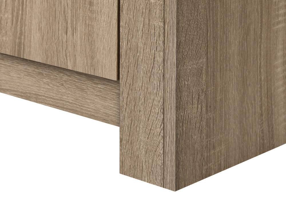 Monarch Specialties - 48in Rectangular Dining Table in Dark Taupe - I 1203 veiw 9
