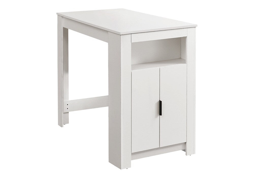 Monarch Specialties - 48in Rectangular Dining Table in White - I 1202 veiw 1