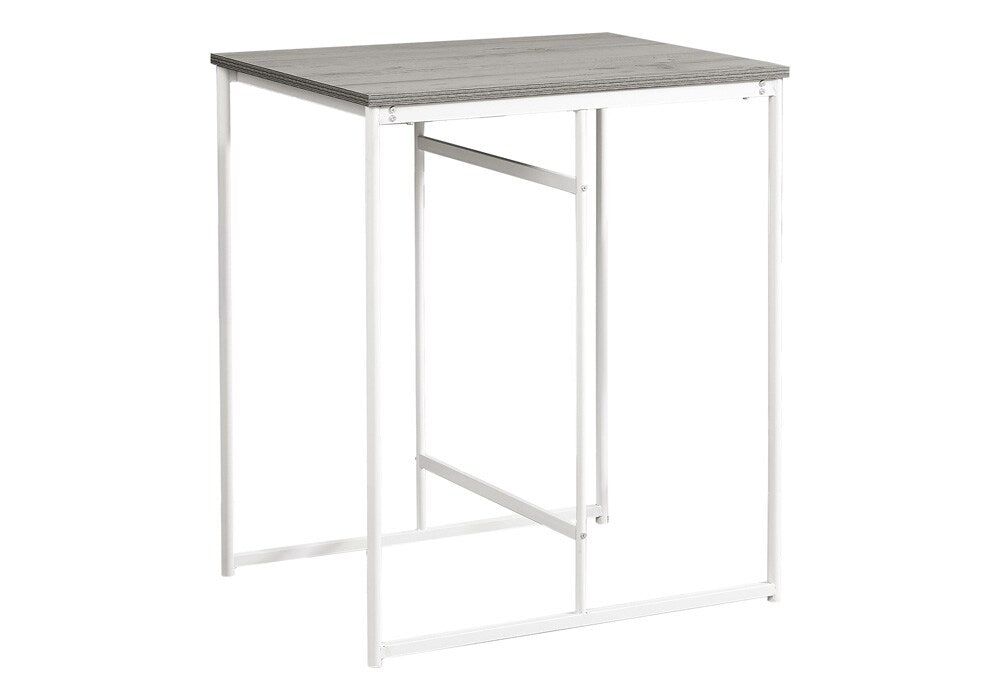 Monarch Specialties - 32in Rectangular Dining Table in Grey,White Set Of 2- I 1241 veiw 1