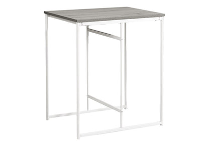 Monarch Specialties - 32in Rectangular Dining Table in Grey,White Set Of 2- I 1241 veiw 1