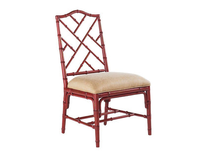 Tommy Bahama Home - Island Estate Ceylon Side Chair, Sangria - 534-882-447311 veiw 1