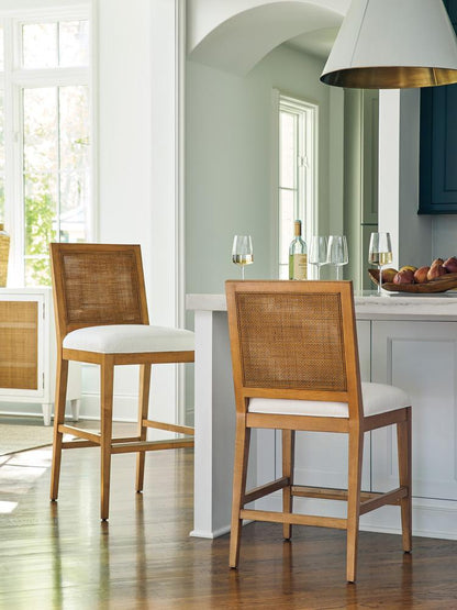 Barclay Butera - Laguna Cleo Bar Stool, Table Rock - 934-896-01 veiw 2