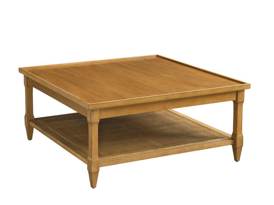 Barclay Butera - Laguna Temple Square Cocktail Table, Table Rock - 934-945 veiw 1