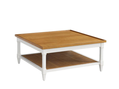 Barclay Butera - Laguna Temple Square Cocktail Table, Tides - 935-945 veiw 1