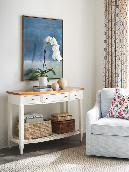 Barclay Butera - Laguna Temple Bowfront Console Table, Tides - 935-966 veiw 2