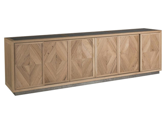 Artistica Home - Verite Long Media Console, Light Oak - 2240-908 veiw 1