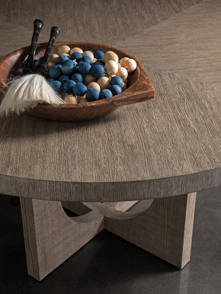 Artistica Home - Signature Designs Apostrophe Round Dining Table, Gray - 2283-870C veiw 3