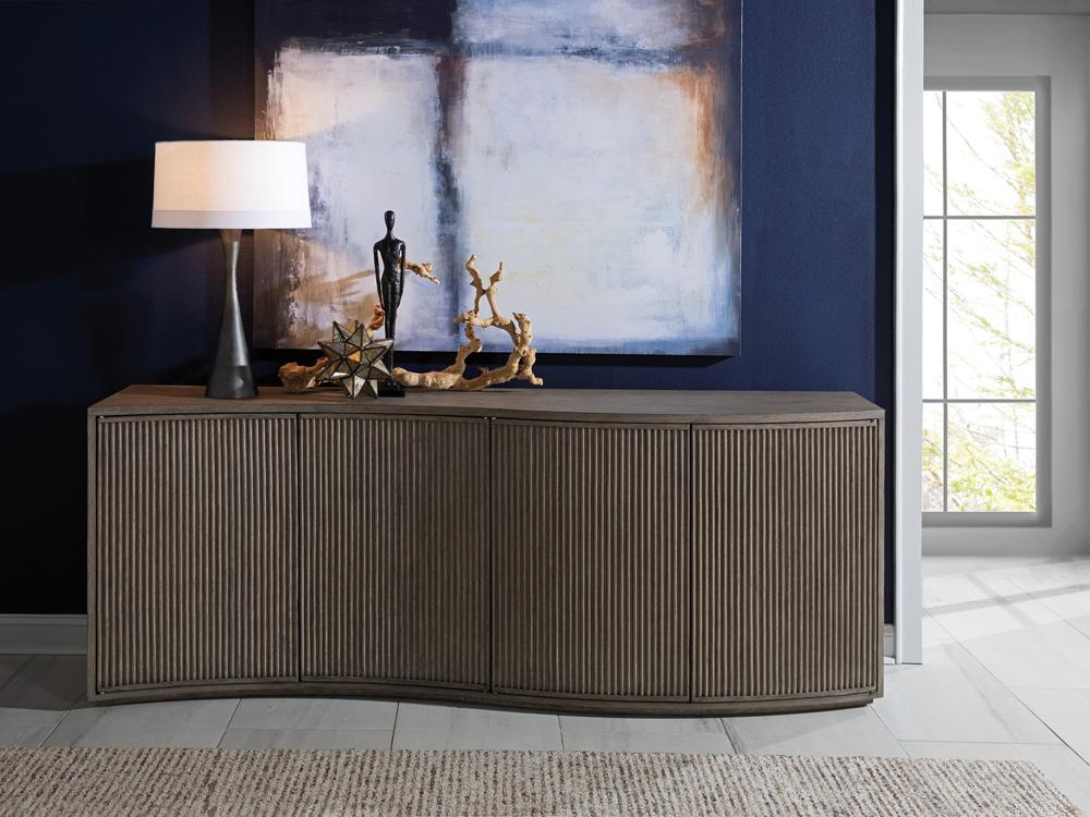 Artistica Home - Signature Designs Mavericks Media Console, Gray - 2284-907 veiw 2