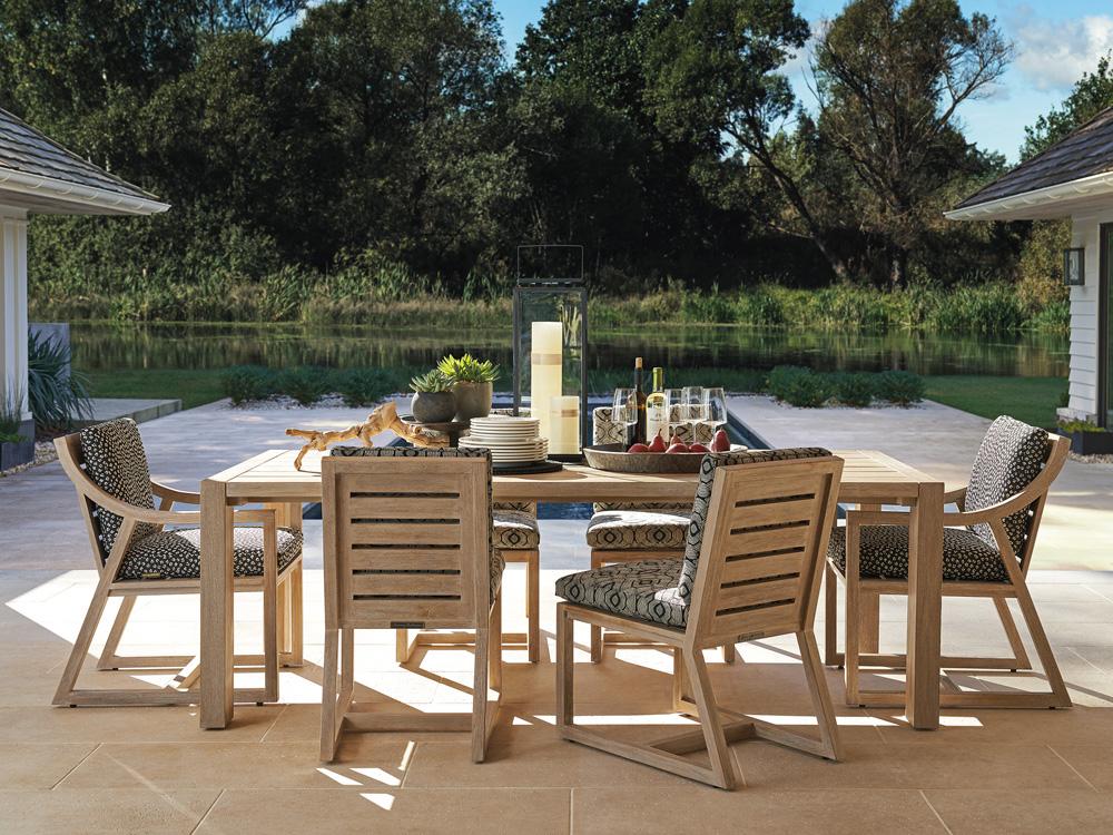 Tommy Bahama Outdoor - Stillwater Cove Rectangular Dining Table, Taupe - 3450-877 veiw 2