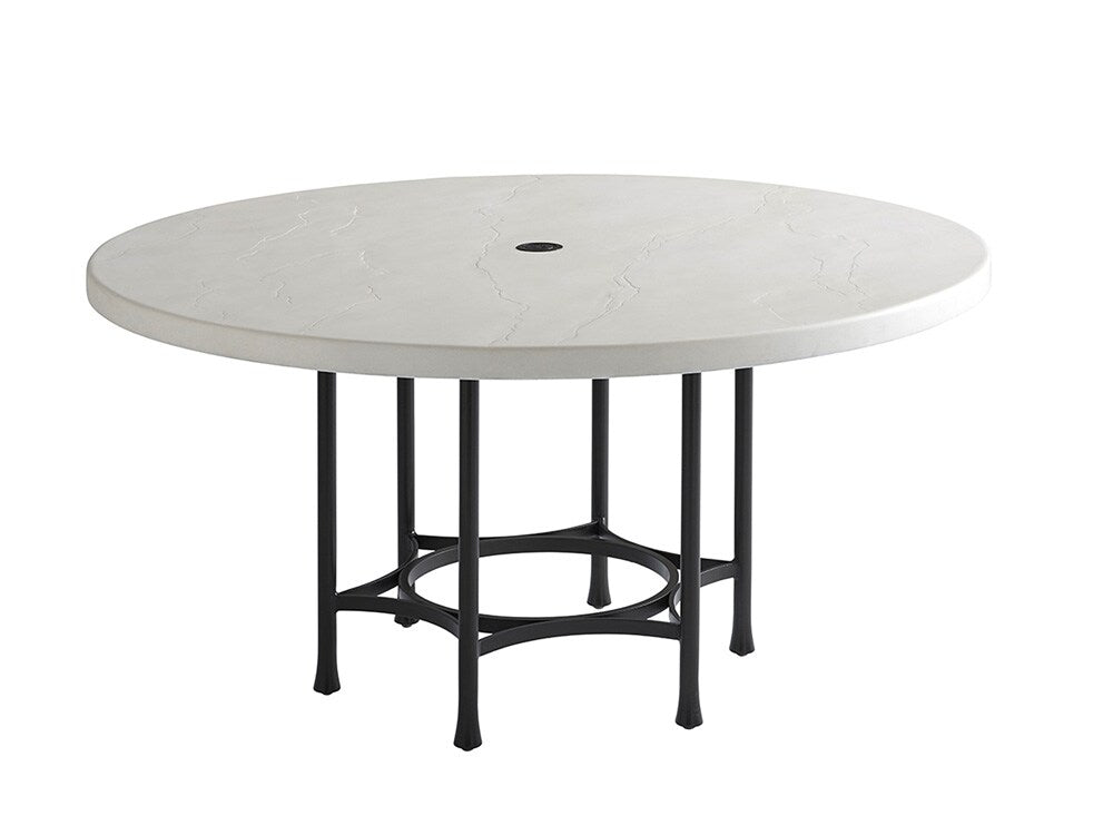 Tommy Bahama Outdoor - Pavlova Round Dining Table, Graphite - 3910-870C veiw 1
