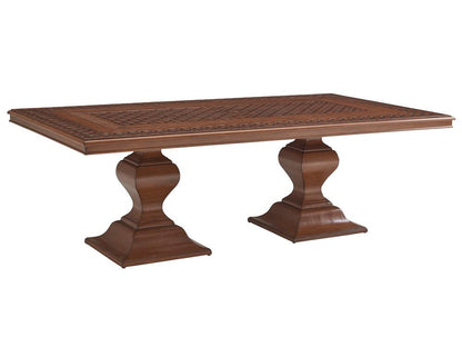 Tommy Bahama Outdoor - Harbor Isle Rectangular Dining Table, Walnut - 3935-877C veiw 1