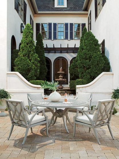 Tommy Bahama Outdoor - Silver Sands Round Dining Table, Gray - 3945-875C veiw 2