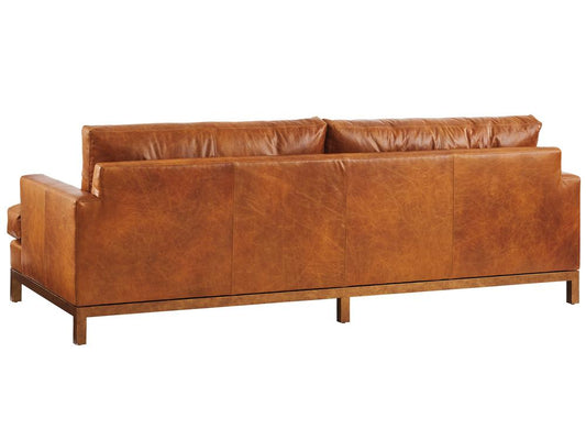 Barclay Butera - Upholstery Horizon Leather Sofa, Calais Brass - 5178-33-02-40 veiw 2