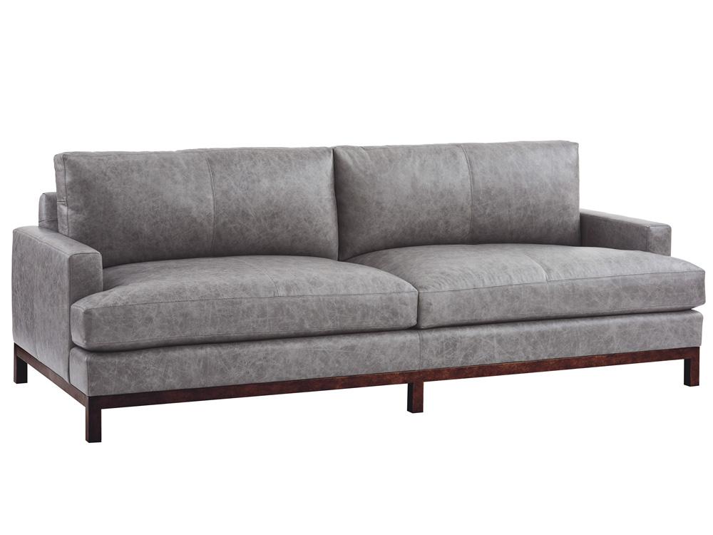 Barclay Butera - Upholstery Horizon Leather Sofa - Bronze - LL5178-33BR-40 veiw 1