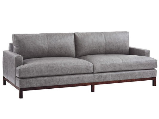 Barclay Butera - Upholstery Horizon Leather Sofa - Bronze - LL5178-33BR-40 veiw 1