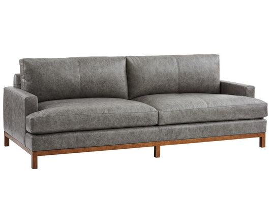 Barclay Butera - Upholstery Horizon Leather Sofa - Calias Brass - LL5178-33CB-40 veiw 1