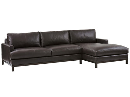 Barclay Butera - Upholstery Horizon Leather Sectional, Bronze - 5178-50S-01-40 veiw 1