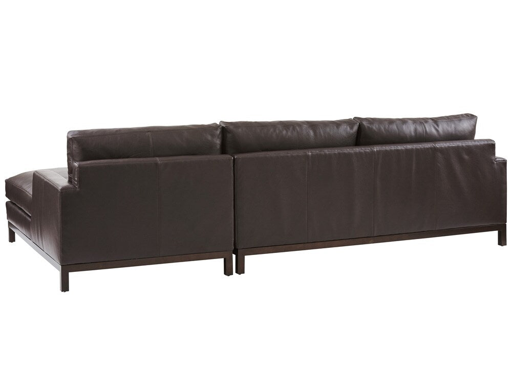 Barclay Butera - Upholstery Horizon Leather Sectional, Bronze - 5178-50S-01-40 veiw 2