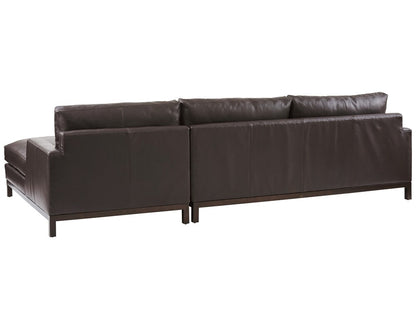 Barclay Butera - Upholstery Horizon Leather Sectional, Bronze - 5178-50S-01-40 veiw 2