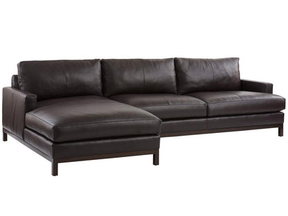 Barclay Butera - Upholstery Horizon Leather Sectional, Bronze - 5178-50S-01-41 veiw 1