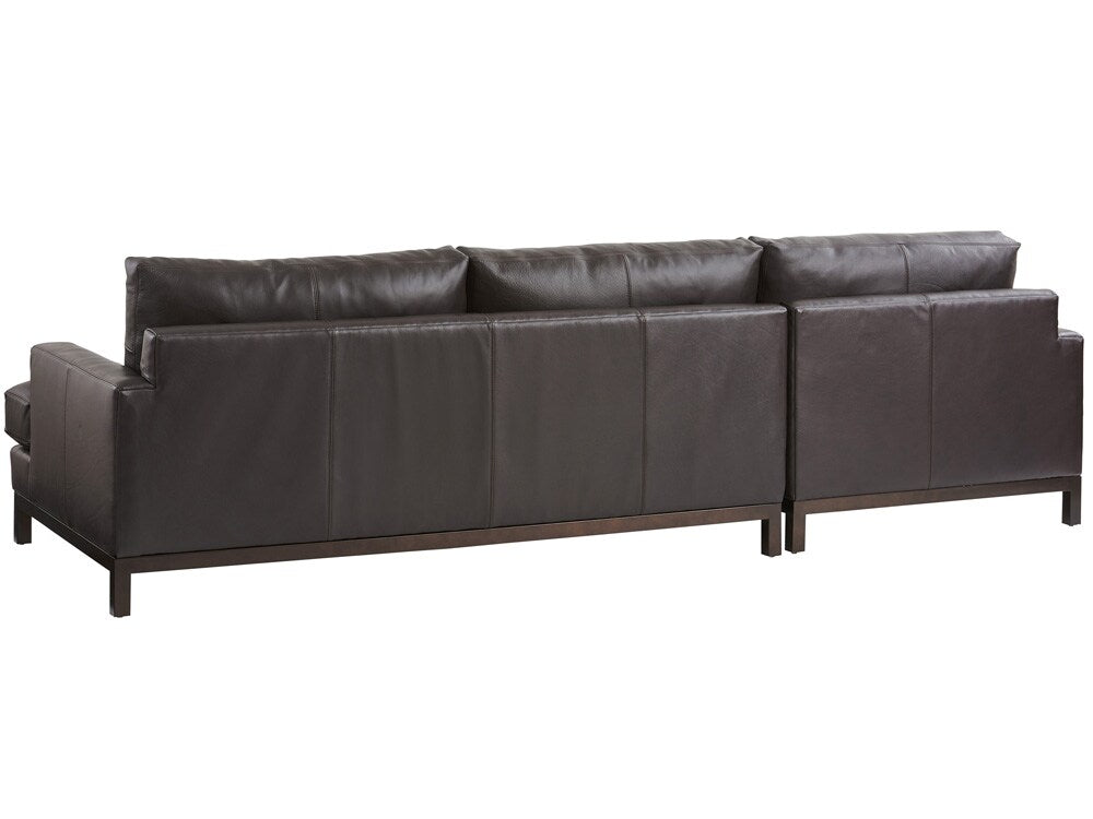 Barclay Butera - Upholstery Horizon Leather Sectional, Bronze - 5178-50S-01-41 veiw 2