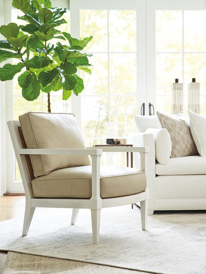 Barclay Butera - Upholstery Splashes Leather Chair, Whitecliff - LL5304-11-41 veiw 3