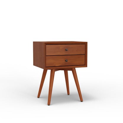 Alpine Furniture - Flynn Small Nightstand, Acorn - 966-32 veiw 1