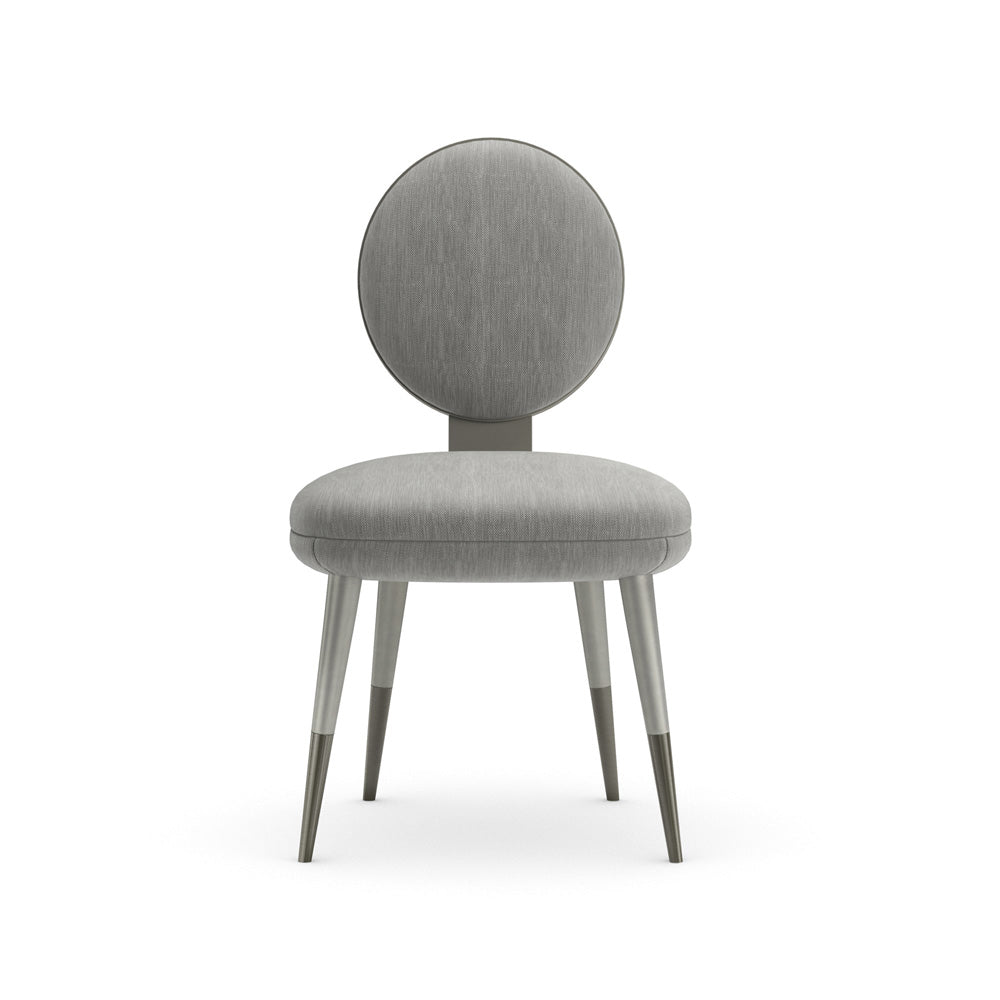 Caracole - Apollo Dining Chair in Brushed Deep Bronze - CLA-024-283