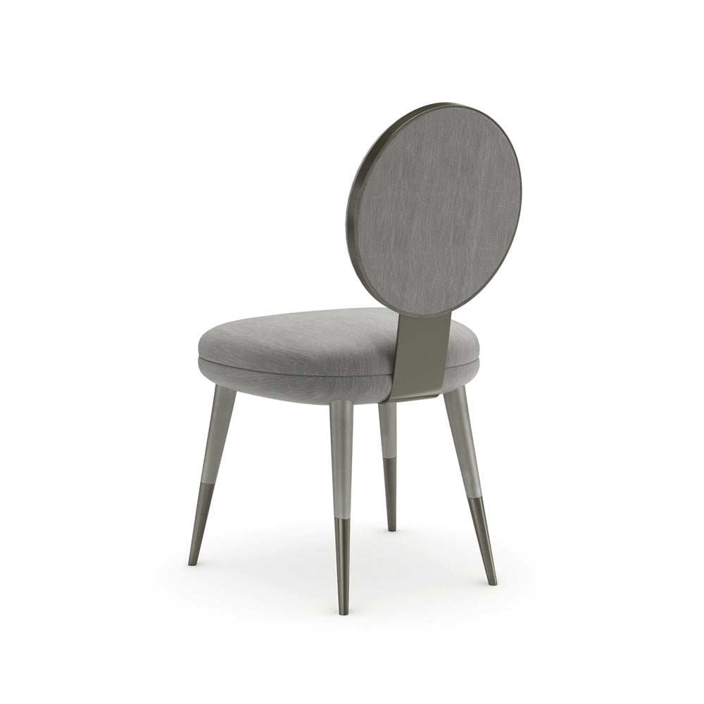Caracole - Apollo Dining Chair in Brushed Deep Bronze - CLA-024-283