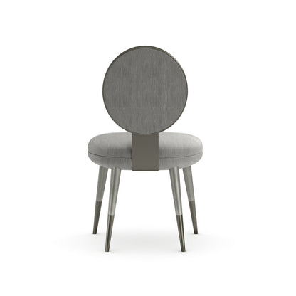 Caracole - Apollo Dining Chair in Brushed Deep Bronze - CLA-024-283
