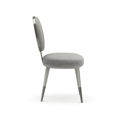 Caracole - Apollo Dining Chair in Brushed Deep Bronze - CLA-024-283
