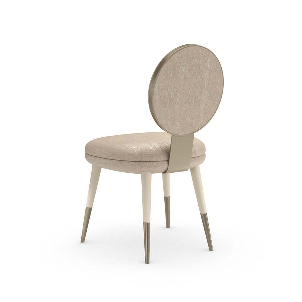 Caracole - Apollo Dining Chair in Sparkling Argent - CLA-024-284