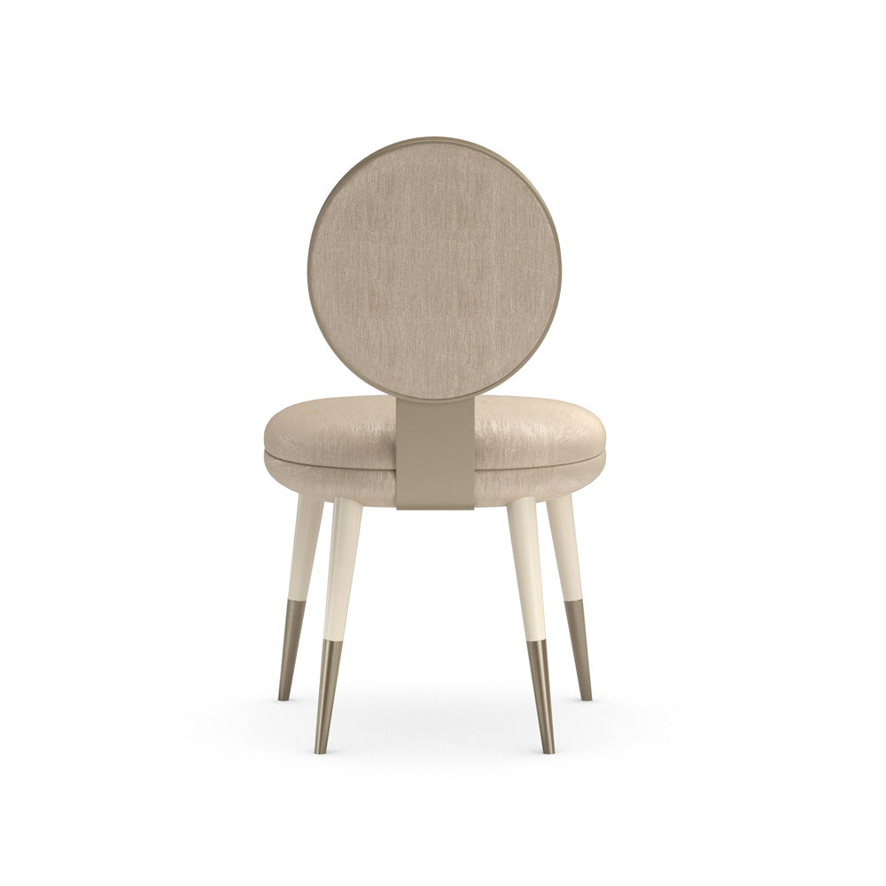 Caracole - Apollo Dining Chair in Sparkling Argent - CLA-024-284