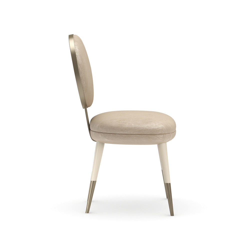 Caracole - Apollo Dining Chair in Sparkling Argent - CLA-024-284