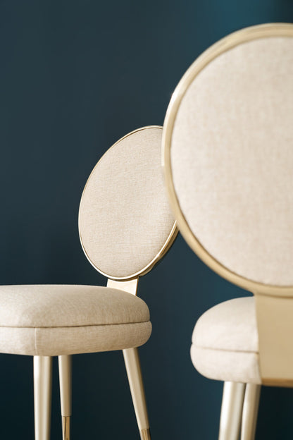 Caracole - Apollo Dining Chair in Sparkling Argent - CLA-024-284