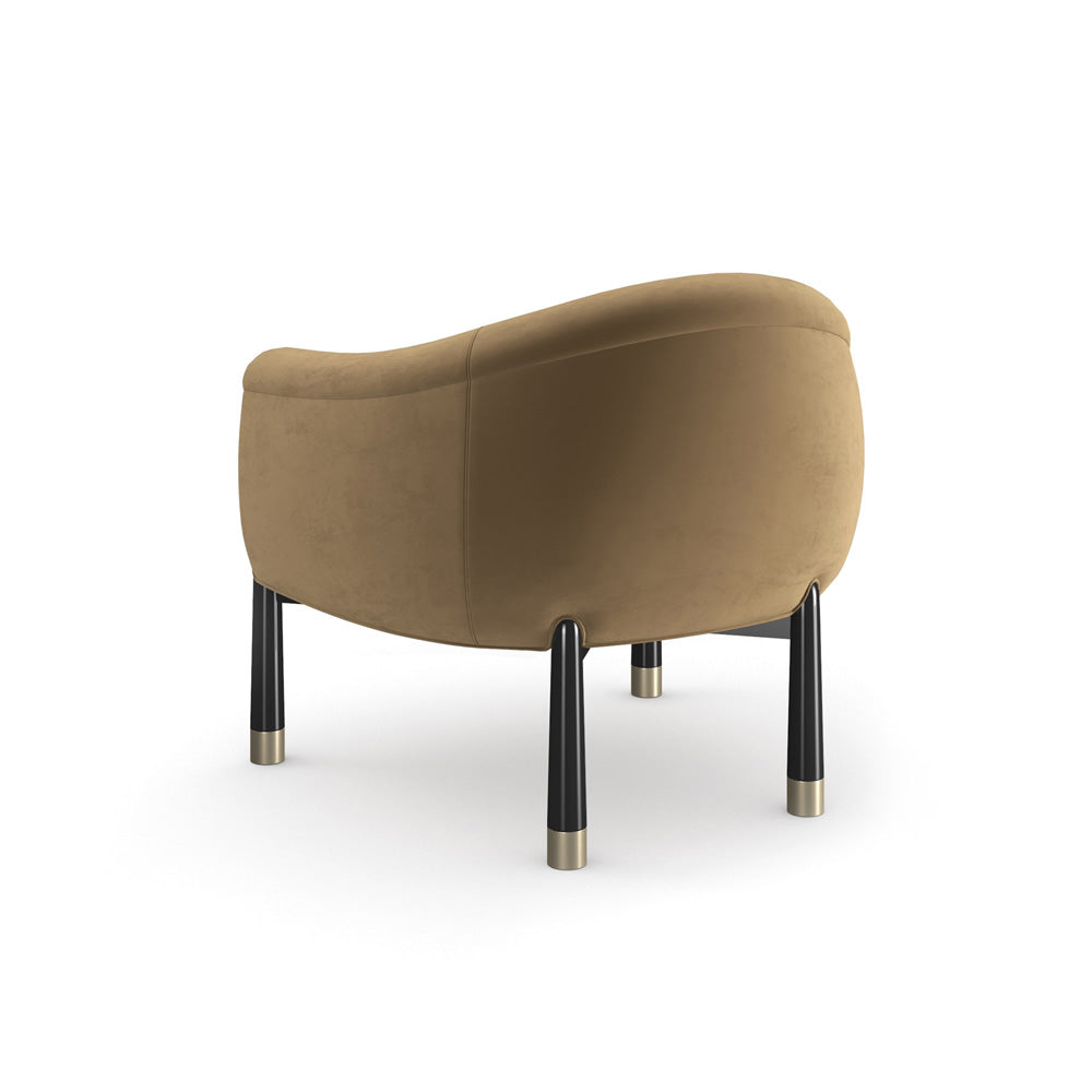 Caracole - Baton Accent Chair in Brown - UPH-024-034-B