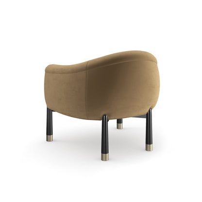 Caracole - Baton Accent Chair in Brown - UPH-024-034-B