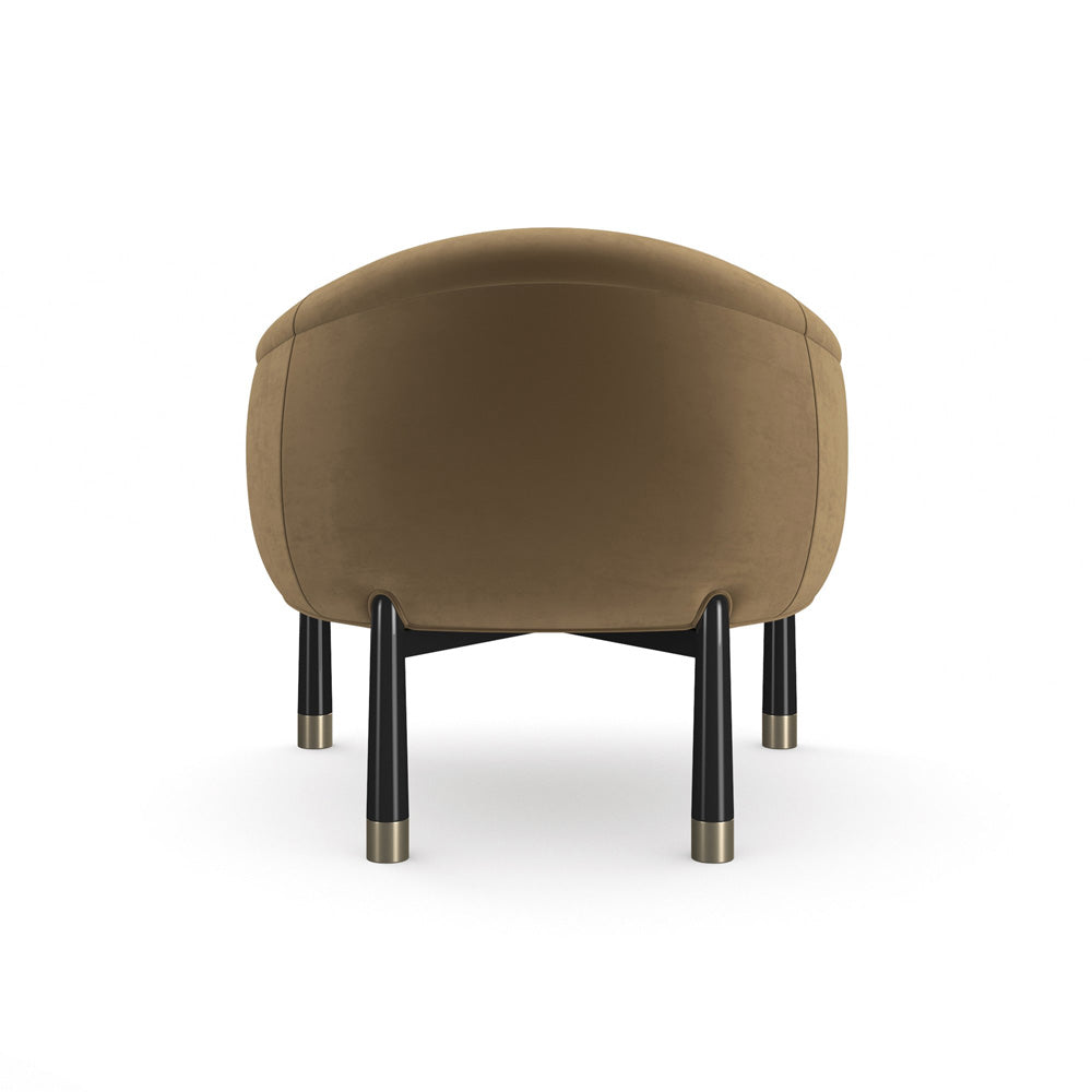 Caracole - Baton Accent Chair in Brown - UPH-024-034-B
