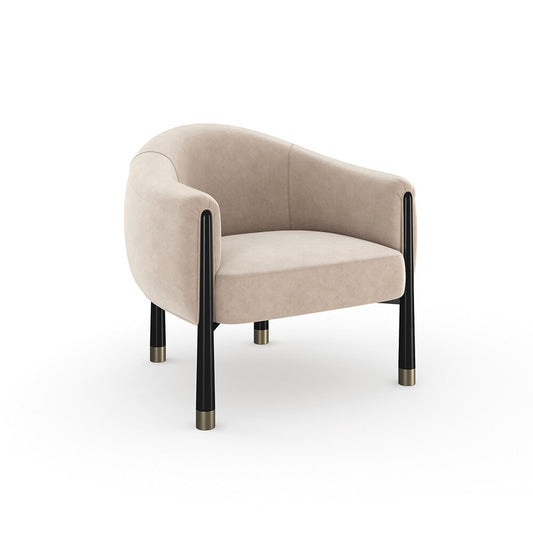 Caracole - Baton Accent Chair in Ivory - UPH-024-034-C veiw 1