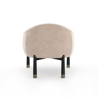 Caracole - Baton Accent Chair in Ivory - UPH-024-034-C