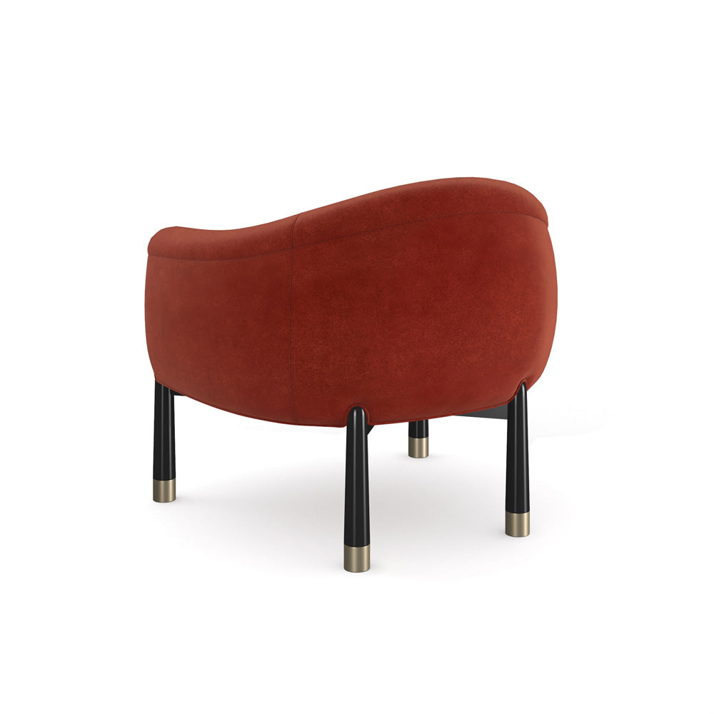 Caracole - Baton Accent Chair in Red - UPH-024-034-A