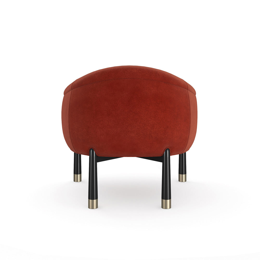 Caracole - Baton Accent Chair in Red - UPH-024-034-A