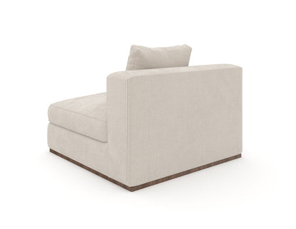 Caracole - Bello Armless Chair in White - UPH-024-AC1-B