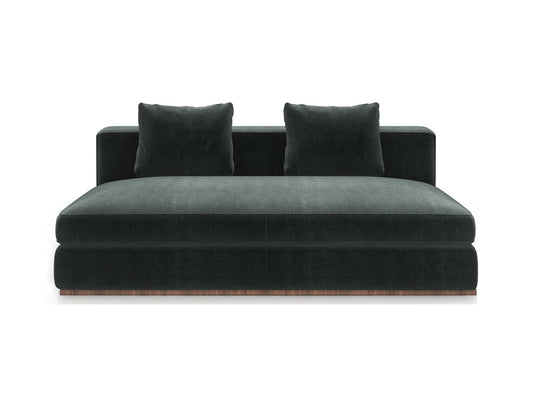 Caracole - Bello Armless Sofa in Green - UPH-024-AS1-A