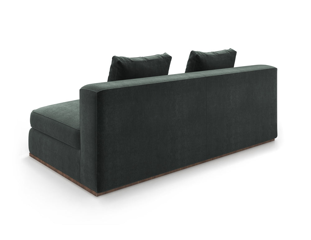 Caracole - Bello Armless Sofa in Green - UPH-024-AS1-A