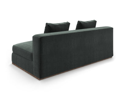 Caracole - Bello Armless Sofa in Green - UPH-024-AS1-A