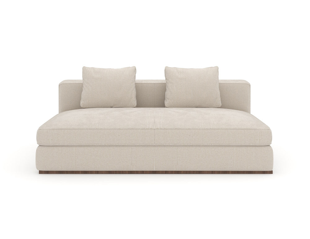 Caracole - Bello Armless Sofa in Green - UPH-024-AS1-A